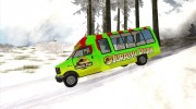 Jurassic Park Tour Bus для GTA San Andreas миниатюра 9