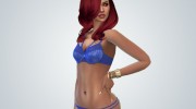 Luminous Luxury Lingerie Set for Sims 4 miniature 2