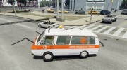 РАФ 2203 Ambulance para GTA 4 miniatura 2