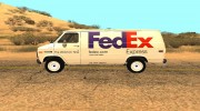 GMC 5500 FedEx Cargo Van для GTA San Andreas миниатюра 2