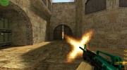 Cyan-black M4 with BvB for Counter Strike 1.6 miniature 2