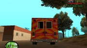 Ford E350 LAFD Ambulance для GTA San Andreas миниатюра 4