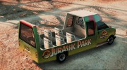Jurassic Park Tour Bus V1.1 para GTA 5 miniatura 3
