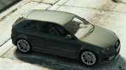2009 Audi S3 для GTA 5 миниатюра 4