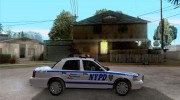 Ford Crown Victoria 2009 New York Police для GTA San Andreas миниатюра 5