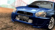Subaru impreza WRX STI 2004 для GTA San Andreas миниатюра 3