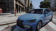 2017 Lexus IS 200t F Sport для GTA 5 миниатюра 1