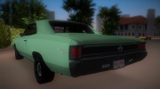 Chevrolet Chevelle SS 196 for GTA Vice City miniature 4