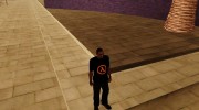 T-shirt with half-life для GTA San Andreas миниатюра 3