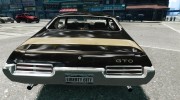 Pontiac GTO Judge для GTA 4 миниатюра 4