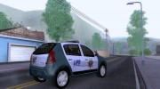Renault Sandero Police LV для GTA San Andreas миниатюра 3