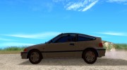 Honda CRX v1.1 для GTA San Andreas миниатюра 3