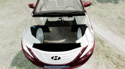 Hyundai Sonata v2 2011 для GTA 4 миниатюра 14