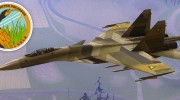 Su-37 Gelb Team для GTA San Andreas миниатюра 6