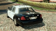 LAPD Ford CVPI Arjent 4K v3 para GTA 5 miniatura 3