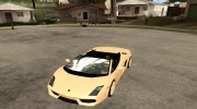 Lamborghini Gallardo LP560-4 Spyder для GTA San Andreas миниатюра 1
