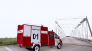 ГАЗ 33023 Пожарная para GTA San Andreas miniatura 4