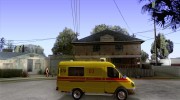 Газ скорая для GTA San Andreas миниатюра 5