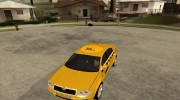 Skoda Superb TAXI cab для GTA San Andreas миниатюра 1