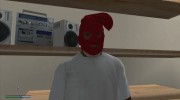 Красная маска гопника HD для GTA San Andreas миниатюра 5