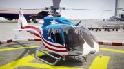 Eurocopter EC 130 B4 USA Theme para GTA 4 miniatura 2