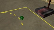 Green basketball ball by Vexillum для GTA San Andreas миниатюра 2
