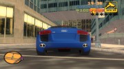 Audi R8 V10 TT Black Revel для GTA 3 миниатюра 6
