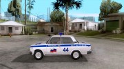 ВАЗ 2107 Police для GTA San Andreas миниатюра 2
