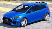 2016-2017 Ford Focus RS 1.0 for GTA 5 miniature 1