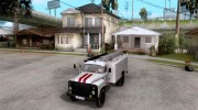 ГАЗ 53 АЦУ-30 Пожарная для GTA San Andreas миниатюра 1