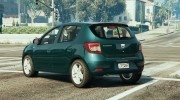 Dacia Sandero 2014 для GTA 5 миниатюра 2