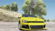 Volkswagen Scirocco R для GTA San Andreas миниатюра 4