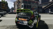 Ford Fiesta RS WRC Gymkhana v1.0 for GTA 4 miniature 4