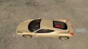 Ferrari 458 Italia для GTA San Andreas миниатюра 2