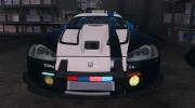 Dodge Viper SRT-10 ACR ELITE POLICE [ELS] for GTA 4 miniature 6