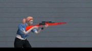 Rifle black and red для GTA San Andreas миниатюра 3
