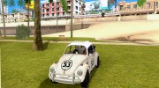 Volkswagen Beetle Herby для GTA San Andreas миниатюра 1