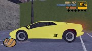 Lamborghini Diablo VTTT Black Revel для GTA 3 миниатюра 2