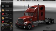 Freightliner Coronado для Euro Truck Simulator 2 миниатюра 7