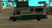 Starbucks Coffee Van из GTA 5 para GTA San Andreas miniatura 4