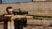 Снайперская винтовка AW L115A1 para GTA 4 miniatura 1