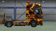 Скин Magma для MAN TGX para Euro Truck Simulator 2 miniatura 5