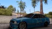 BMW M3 E36 Coupe Blue Star for GTA San Andreas miniature 2