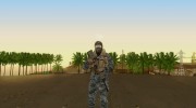 COD BO Russian Soldier Winter Balaclava para GTA San Andreas miniatura 1