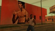 Bruce Lee Art Wall para GTA San Andreas miniatura 4