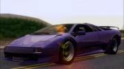 Lamborghini Diablo SV 1997 for GTA San Andreas miniature 1