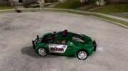 Bugatti Veyron для полиции San Fiero для GTA San Andreas миниатюра 2