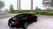 2003 Bentley Continental GT V1.0 для GTA San Andreas миниатюра 3