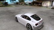BMW Z4 M Coupe для GTA San Andreas миниатюра 3