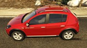 Dacia Sandero Stepway 2008 for GTA 5 miniature 8